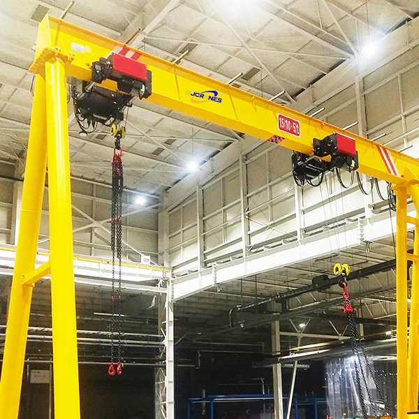 Electric hoist single main beam gantry crane