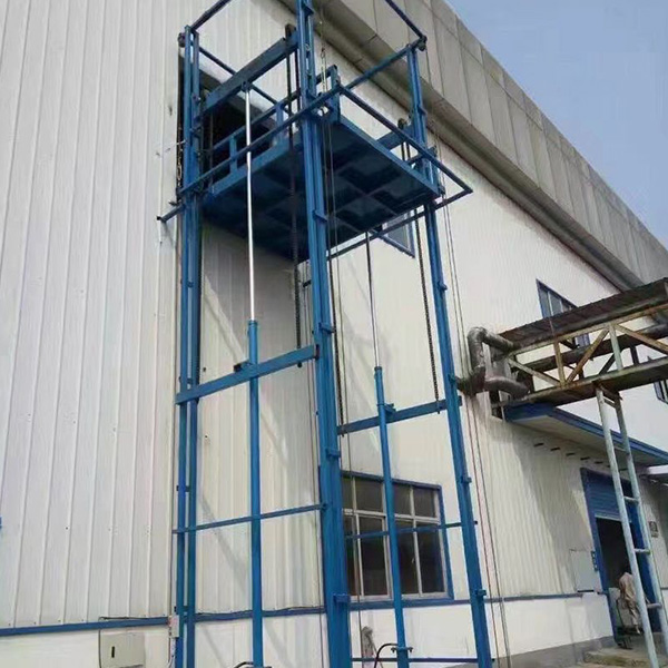 Guideway hydraulic lifting platform