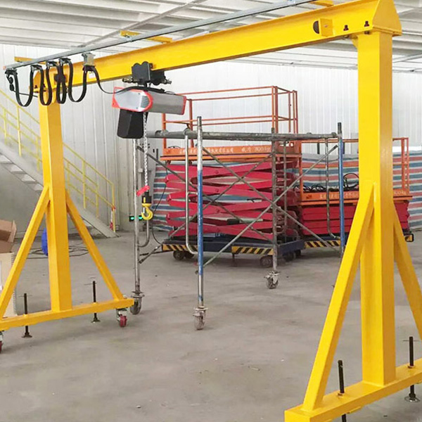 Hand-pushed light gantry crane